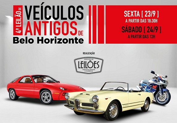 Leilão de Carros Antigos & Especiais | Com transmissão ao vivo